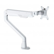 Elevate Arm Single Monitor Arm. 160 To 480 Height Range. White Or Black